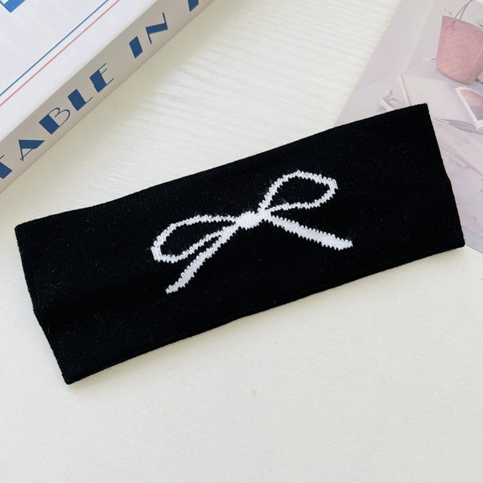 Running Gear Headband - Headband Bergaya dengan Pita Lebar untuk