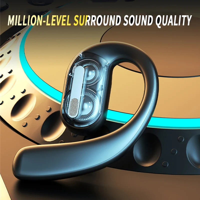 Earphone Sport Hook - Headphone Bluetooth Nirkabel Headset Terbuka Penuh