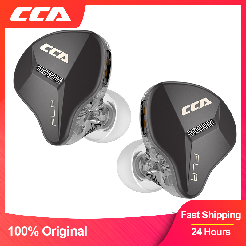 Earphone Sport Hook - CCA FLA Metal Com Fio Fone