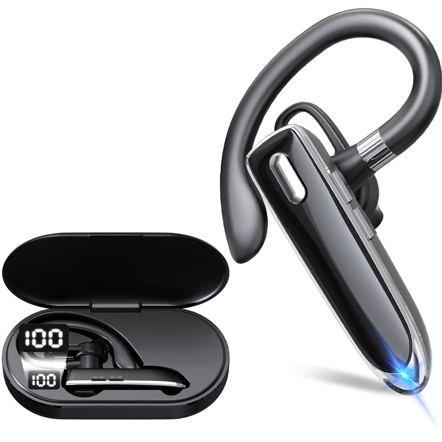 Earphone Sport Hook - Earphone Bluetooth V6.1 BARU Desain Pengait