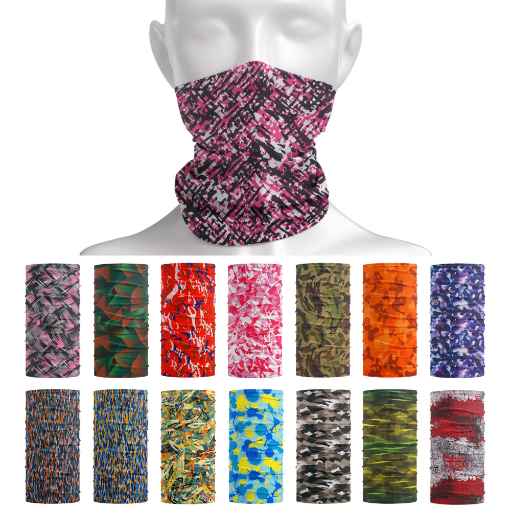 Running Gear Headband - Camo bandana berburu leher pria, penutup
