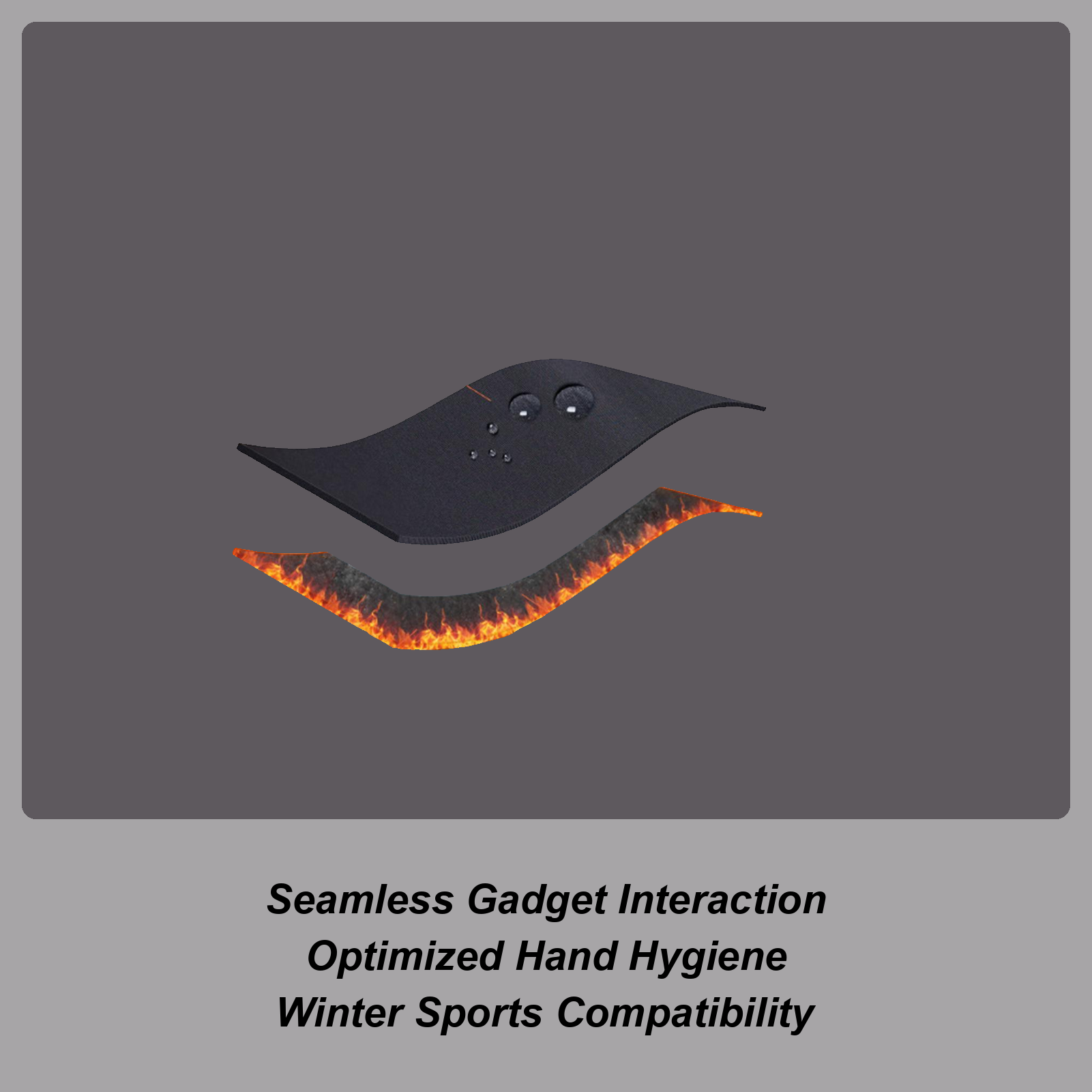 Running Gear In Cold Weather - Sarung Tangan Musim Dingin Tahan Angin