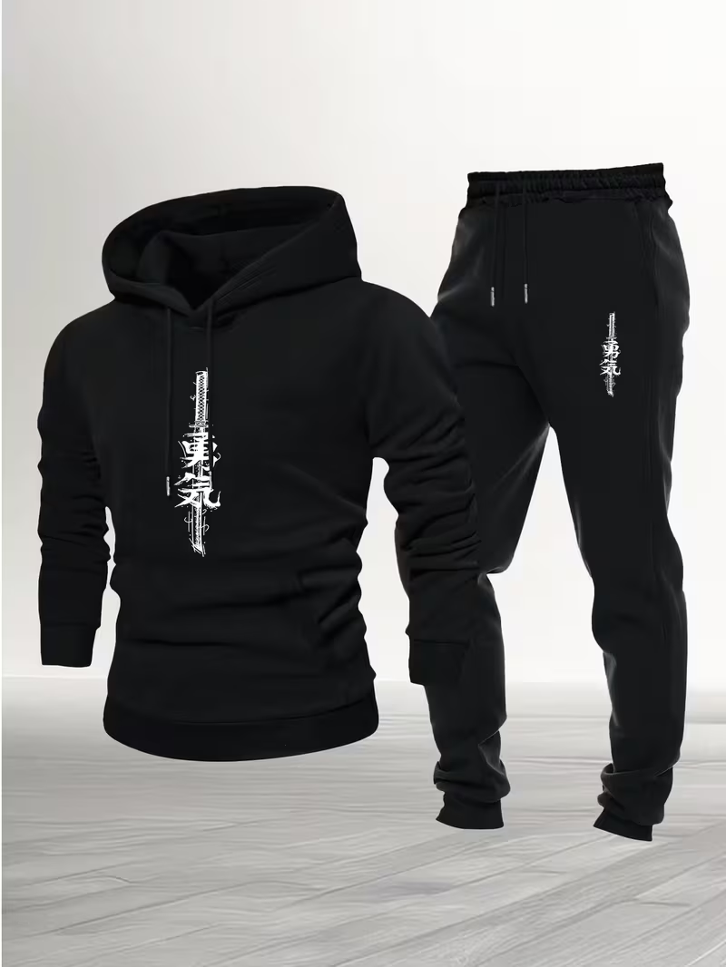 Running Gear Shop - Setelan Dua Potong Kasual Urban Pria,