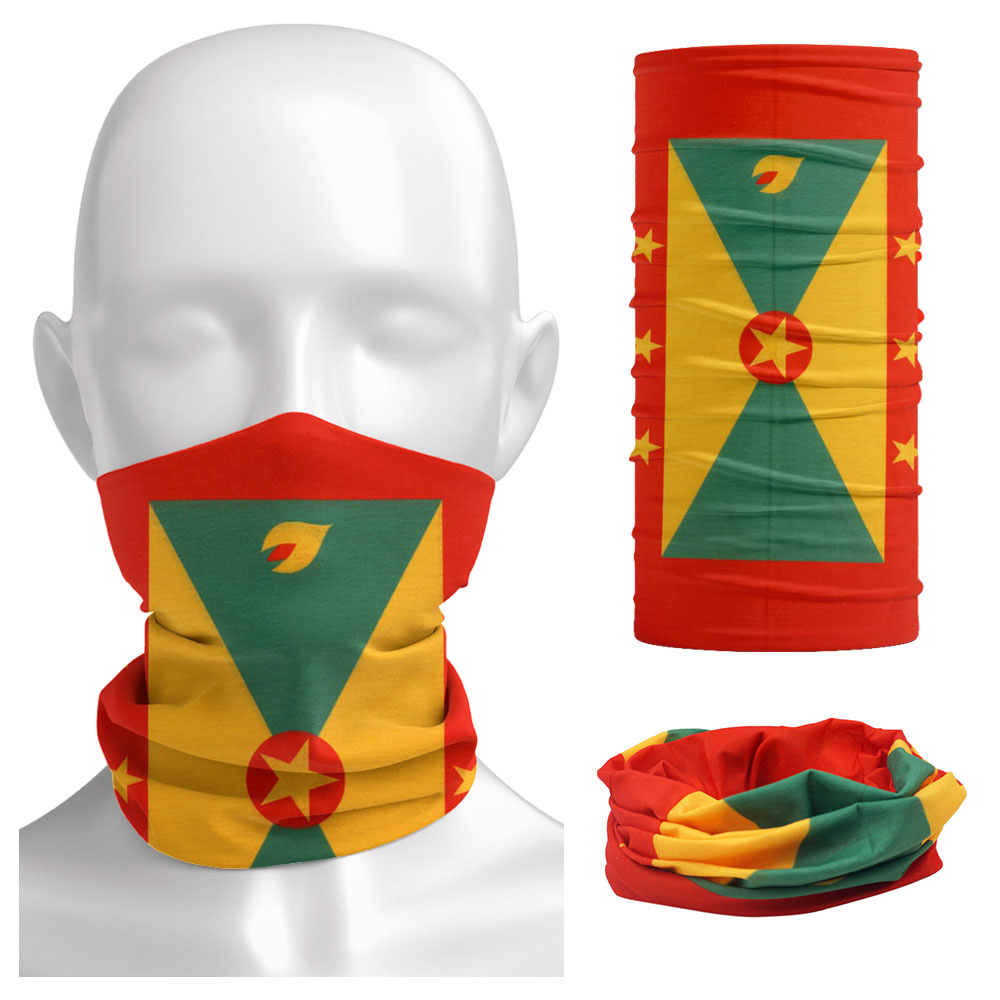 Running Gear Headband - Grenada bendera pola wajah Bandana leher