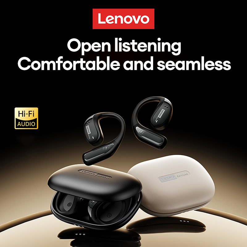 Lenovo LE505 OWS Earphone Nirk - Earphone Sport Hook ulasan dan harga