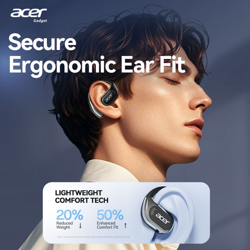 【Acer 510】Earphone Nirkabel Ow - Earphone Sport Hook ulasan dan harga