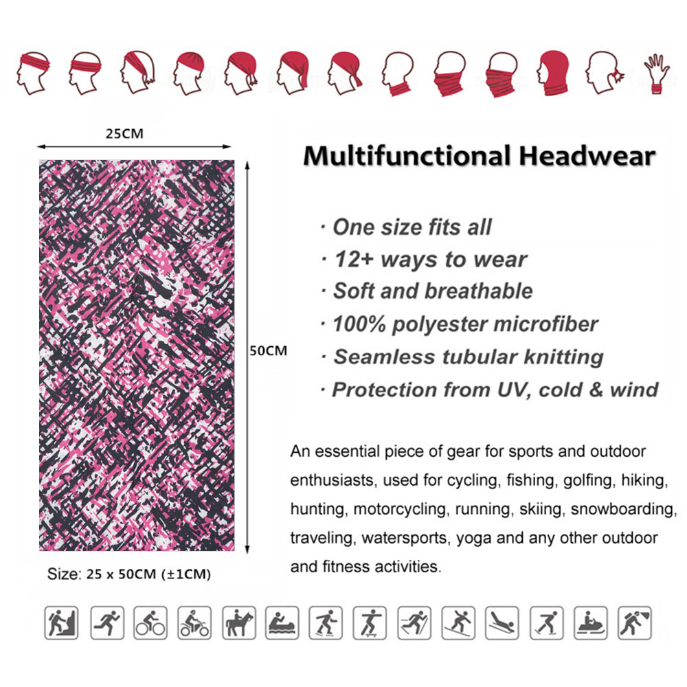 Camo bandana berburu leher pri - Running Gear Headband ulasan dan harga