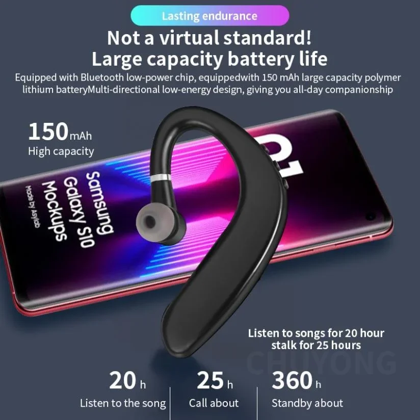 Earphone Bluetooth Nirkabel Ba - Earphone Sport Hook ulasan dan harga