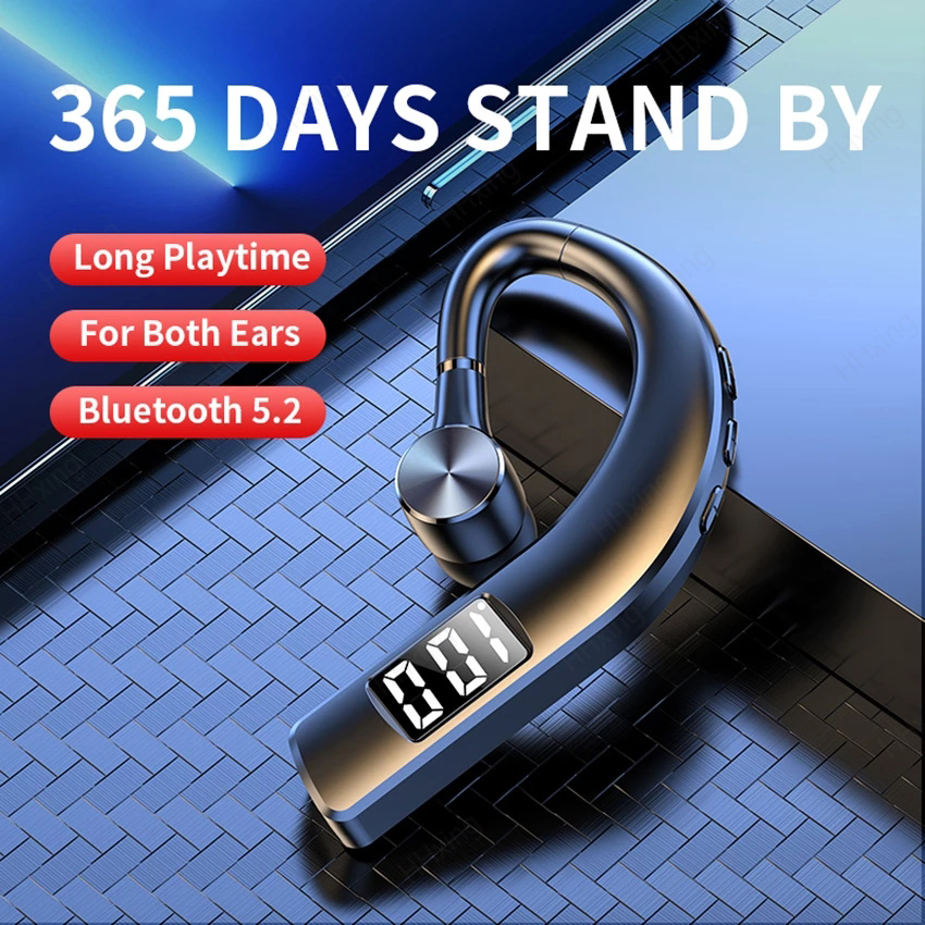 Headphone Bluetooth nirkabel,  - Earphone Sport Hook ulasan dan harga