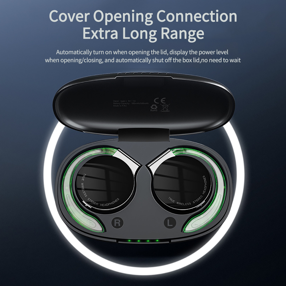 F2 Headset Bluetooth nirkabel  - Earphone Sport Hook ulasan dan harga