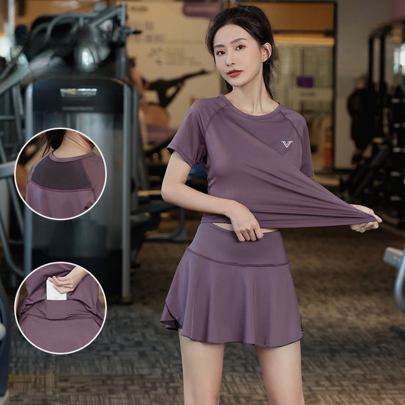 Setelan Lari Wanita Lengan Pen - Running Gear For Your Phone ulasan dan harga