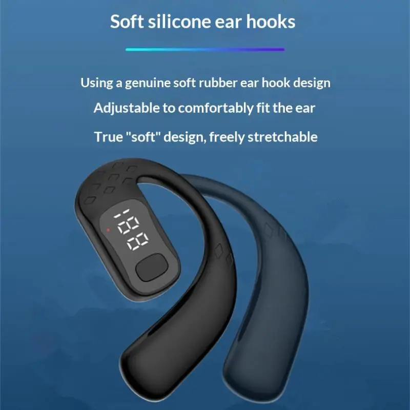 Bluetooth 5.4 180 °   Headset  - Earphone Sport Hook ulasan dan harga
