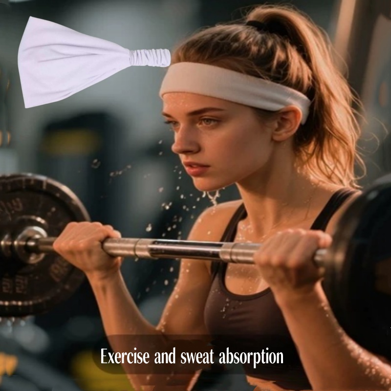 Ikat Kepala Lebar Anti-Selip u - Running Gear Headband ulasan dan harga